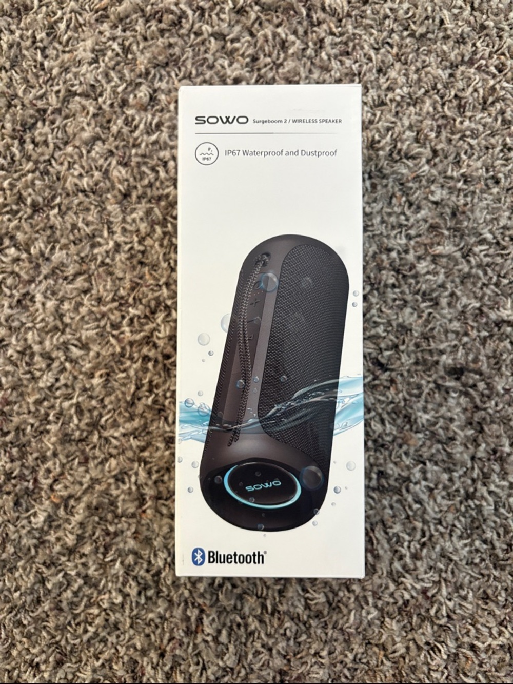 Surgeboom 2 Wireless Bluetooth Portable Speaker - Black sowo